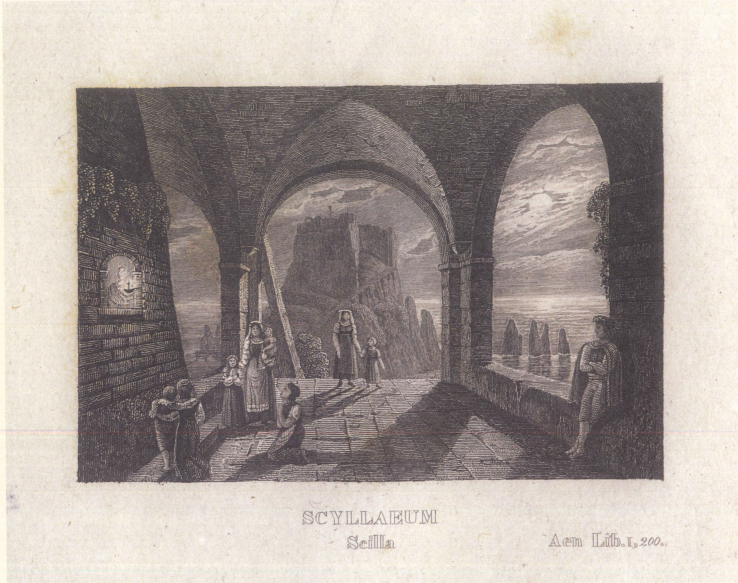 K.L. Frommel, incisione su acciaio, 1840